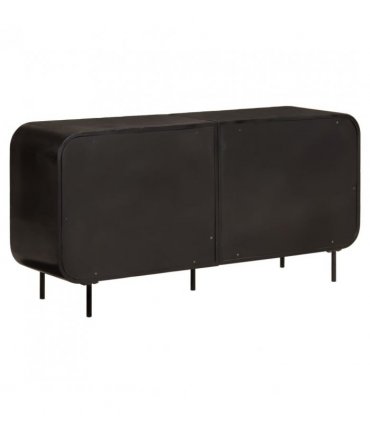 vidaXL Sideboard 140x35x70 cm Solid Wood Reclaimed and Metal