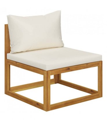 vidaXL 5 Piece Garden Lounge Set with Cushions Solid Wood Acacia (UK/IE/FI/NO only)
