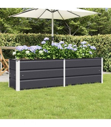 vidaXL Planter Anthracite 160 x 40 x 45 cm Steel