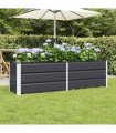 vidaXL Planter Anthracite 160 x 40 x 45 cm Steel