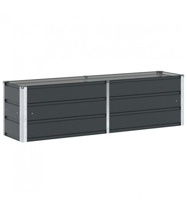 vidaXL Planter Anthracite 160 x 40 x 45 cm Steel