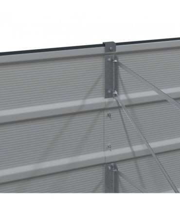 vidaXL Planter Anthracite 160 x 40 x 45 cm Steel