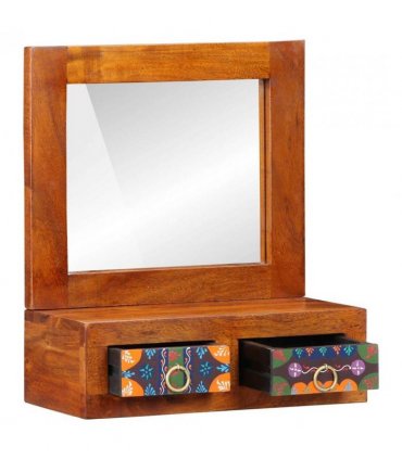 vidaXL Wall Cabinet Brown 40 x 20 x 50 cm Solid Acacia Wood