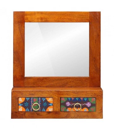 vidaXL Wall Cabinet Brown 40 x 20 x 50 cm Solid Acacia Wood