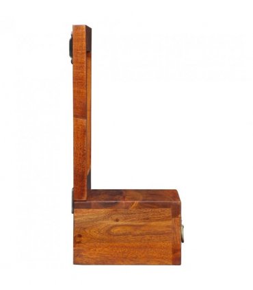 vidaXL Wall Cabinet Brown 40 x 20 x 50 cm Solid Acacia Wood