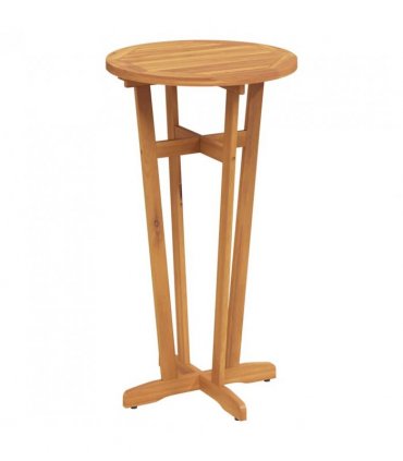 vidaXL Garden Bar Table Ø60x105 cm Solid Wood Acacia