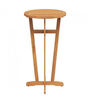vidaXL Garden Bar Table Ø60x105 cm Solid Wood Acacia