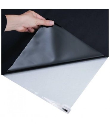vidaXL Window Film Static Frosted Black 90x2000 cm PVC