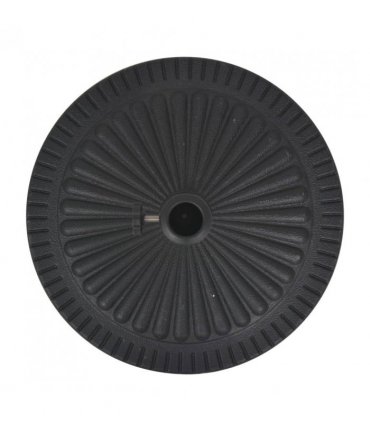 vidaXL Parasol Base Resin Round Black 14 kg