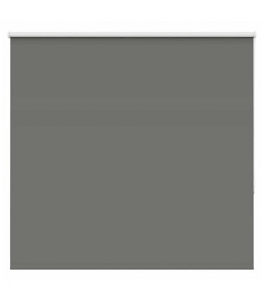 vidaXL Roller Blind Blackout Grey 150x130 cm Fabric Width 146.6 cm Polyester