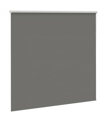vidaXL Roller Blind Blackout Grey 150x130 cm Fabric Width 146.6 cm Polyester