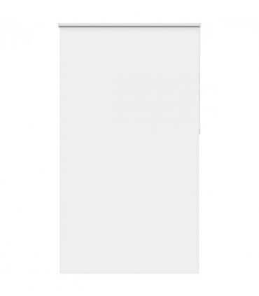 vidaXL Roller Blind Blackout White 135x230 cm Fabric Width 131.6 cm Polyester