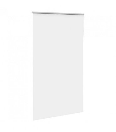 vidaXL Roller Blind Blackout White 135x230 cm Fabric Width 131.6 cm Polyester