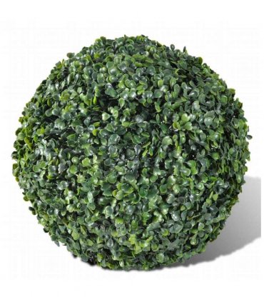 Boxwood Ball Artificial Leaf Topiary Ball 35 cm Solar LED String 2 pcs