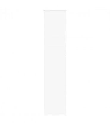 vidaXL Roller Blind Blackout White 45x210 cm Fabric Width 40.7 cm Polyester