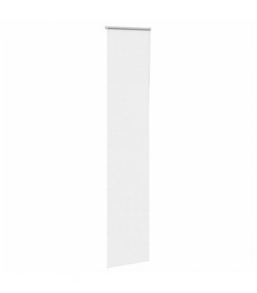 vidaXL Roller Blind Blackout White 45x210 cm Fabric Width 40.7 cm Polyester