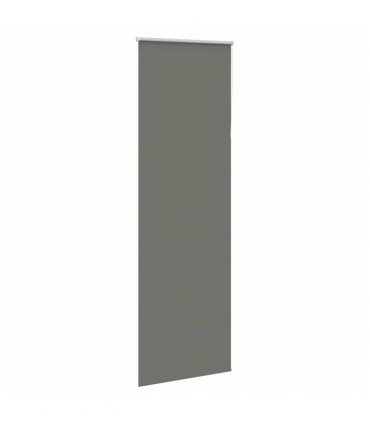 vidaXL Roller Blind Blackout Grey 85x230 cm Fabric Width 80.7 cm Polyester