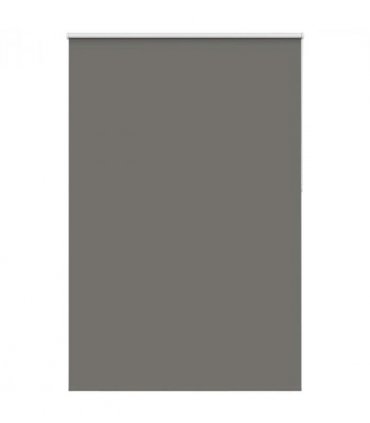 vidaXL Roller Blind Blackout Grey 165x210 cm Fabric Width 161.6 cm Polyester