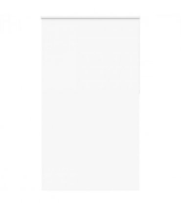 vidaXL Roller Blind Blackout White 125x210 cm Fabric Width 121.6 cm Polyester