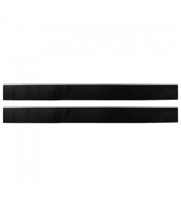 vidaXL Self-adhesive Door Brush Seals 2 pcs Silver 100 cm