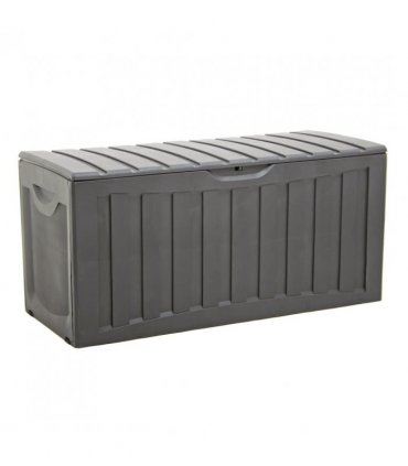 vidaXL Storage Box Black 118x53x57 cm Polypropylene