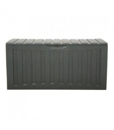 vidaXL Storage Box Black 118x53x57 cm Polypropylene