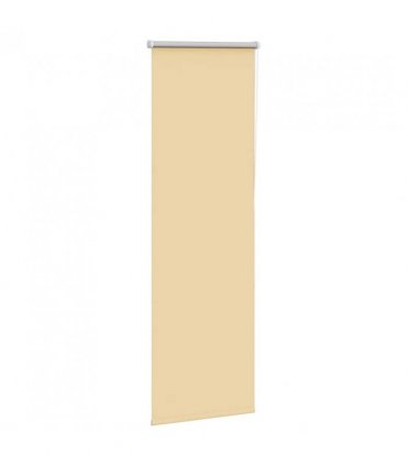 vidaXL Roller Blind Blackout Beige 60x130 cm Fabric Width 55.7 cm Polyester