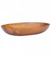 vidaXL Basin Solid Teak Wood 60x40x10 cm
