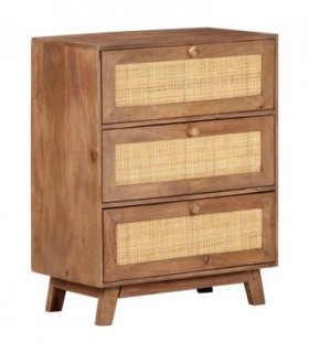vidaXL Sideboard 61x35x76 cm Solid Mango Wood
