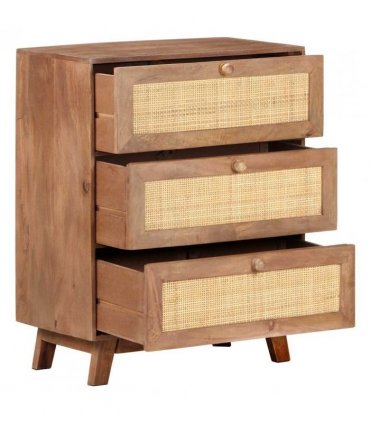 vidaXL Sideboard 61x35x76 cm Solid Mango Wood