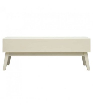 vidaXL Coffee Table with 2 Drawers Carving Grey 110x50x40 cm Wood