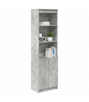 vidaXL Highboard Concrete Grey 50x35x180 cm Engineered Wood