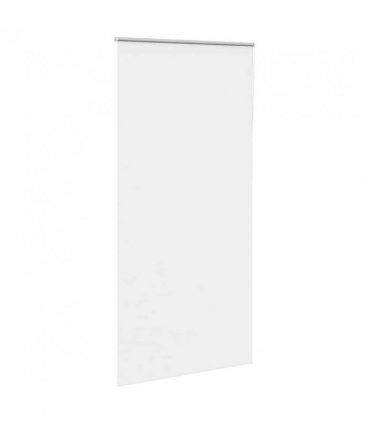 vidaXL Roller Blind Blackout White 115x210 cm Fabric Width 110.7 cm Polyester