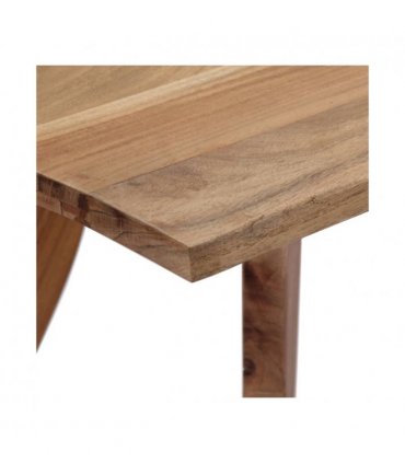 vidaXL Dining Table 120x58x76 cm Solid Acacia Wood