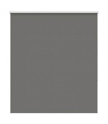 vidaXL Roller Blind Blackout Grey 120x130 cm Fabric Width 116.6 cm Polyester