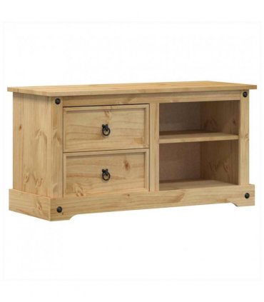 vidaXL TV Cabinet Corona 100x40x52 cm Solid Wood Pine