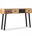 vidaXL Console Table Solid Reclaimed Teak 120x30x76 cm
