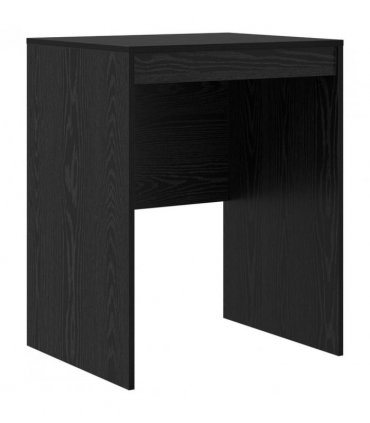 vidaXL Desk with Drawer with Shelf with Storage 2 pcs Black Oak