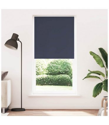 vidaXL Roller Blind Blackout Marine 105x210 cm Fabric Width 100.7 cm Polyester