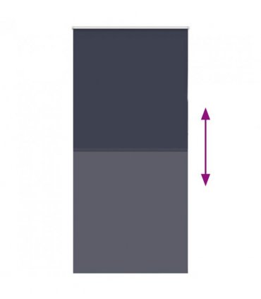 vidaXL Roller Blind Blackout Marine 105x210 cm Fabric Width 100.7 cm Polyester