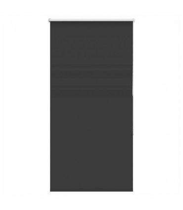 vidaXL Roller Blind Blackout Black 85x175 cm Fabric Width 80.7 cm Polyester