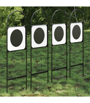 vidaXL Dressage Markers 4 pcs Steel