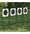 vidaXL Dressage Markers 4 pcs Steel