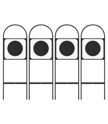 vidaXL Dressage Markers 4 pcs Steel