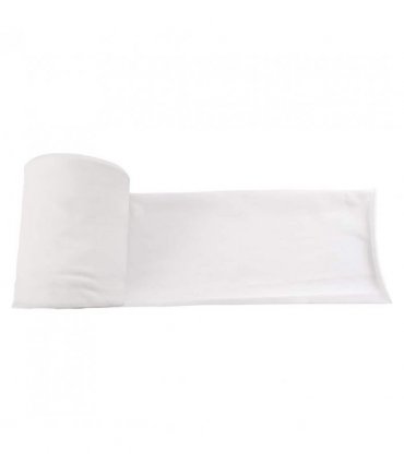 vidaXL Drain Pipe White 16 x 5000 cm Fabric