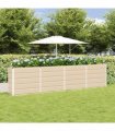 vidaXL Planter Ivory 320 x 40 x 75 cm Steel