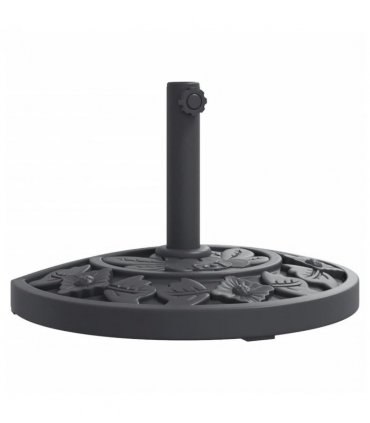 vidaXL Parasol Base for Ø38 / 48 mm Poles 9 kg Half Round