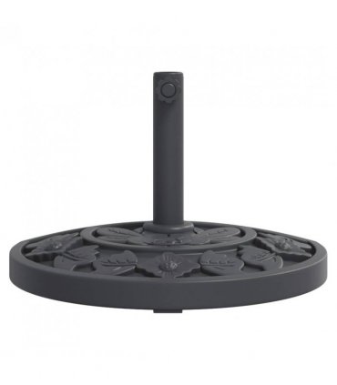 vidaXL Parasol Base for Ø38 / 48 mm Poles 9 kg Half Round