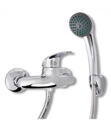 vidaXL Bath Shower Mixer Tap Kit Chrome