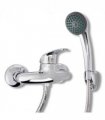 vidaXL Bath Shower Mixer Tap Kit Chrome